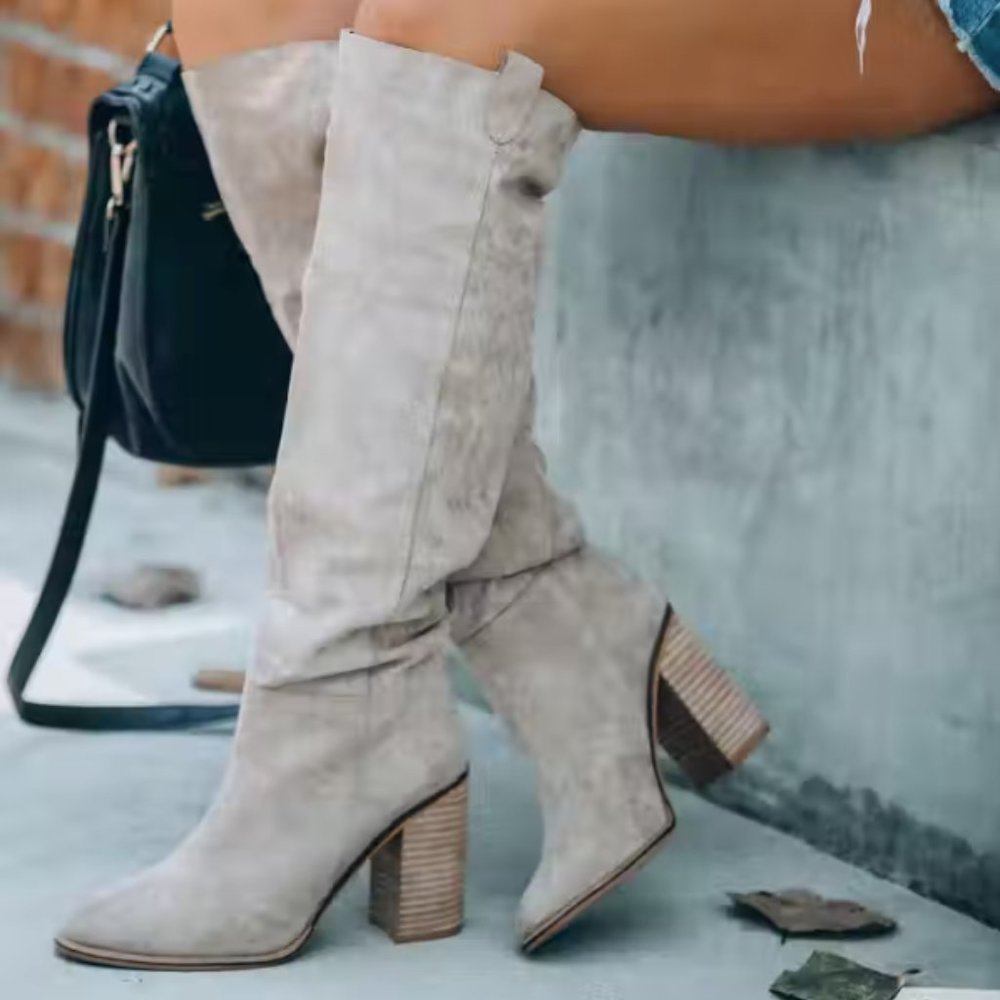 VICI SAINT SLOUCH BOOT - GREY